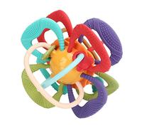 RiToEasysports Manhattan Ball, Mordedor de Plástico para Bebés, Mordedor de Peso Ligero, Juguetes Sensoriales para Bebés, Pelota para Niños y Bebés