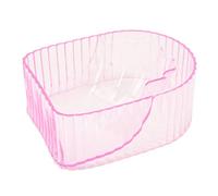 RiToEasysports Manicura Tazón de Mano en Remolinos Acrílicos Piel Suave de Piel Muerta para la Meseta de Lavado de Arte para el Salón de Belleza (rosa transparente)