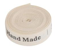 RiToEasysports Manuscritos de Algodón Cinta 1.5 Cm para Envases de Regalos, Ideal para la Decoración de Bodas y Fiestas (Hecho a mano todas las letras inglesas)