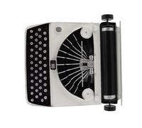 RiToEasysports Máquina de Escribir Modelo Vintage Hecha a Mano Decoración de Escritorio Retro, Máquina de Escribir Manual de Hierro para Decoración de Estudio de Oficina en el Hogar, 12.2x12.2x4.72