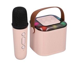 RiToEasysports Máquina de Karaoke para Niños, Portátil con Bluetooth y Micrófono Inalámbrico, Altavoz Portátil, Reproductor de Canciones for Niñas y Niños, Fiestas Infantiles, Regalos de San Valentín