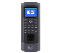 RiToEasysports Máquina de Reloj para Empleados Máquina de Asistencia de Tiempo de Huellas Dactilares con Alarma a Prueba de Manipulaciones Descarga de Informes Fuera de Línea para Office Factory