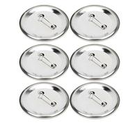 RiToEasysports Materiales de Fabricación de Insignias Antinplate 100 Piezas de Insignia de 56 Mm con Alfileres de Alfileres para Artistas y Artesanos