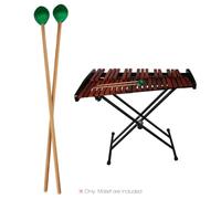 RiToEasysports Mazos de Marimba Profesionales Lana Acrílico Hilo Mezclado de Haya Accesorios de Percusión para Músicos Color Madera 1 par Rojo (1 par)