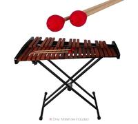 RiToEasysports Mazos de Marimba Profesionales Lana Acrílico Hilo Mezclado de Haya Accesorios de Percusión para Músicos Color Madera 1 par Rojo (1 par)