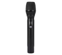 RiToEasysports Micrófono de Mano Inalámbrico UHF con Señal Estable para Conferencias Karaoke - 25 Canales Pila AA Negro