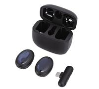 RiToEasysports Micrófono Inalámbrico para Teléfonos, Cancelación de Ruido AI, Micrófono Portátil con Estuche de Carga, Ideal para Grabación de Video y Transmisión en Vivo