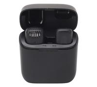 RiToEasysports Micrófono Wireless Lavalier, Clips de Reducción de Ruido en la Solapa Mini Micrófono con Casos de Carga para la Entrevista de Grabación de Video Vlog en Vivo Transmisión