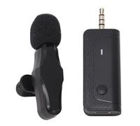 RiToEasysports Micrófono Wireless Lavalier, Clips de Reducción de Ruido en la Solapa Mini Micrófono para la Entrevista de Transmisión en Vivo de OoDoor, Conexión Versátil, Transmisión Avanzada de