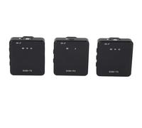 RiToEasysports Micrófono Wireless Lavalier, Clips de Reducción de Ruido en Tiempo Real en la Solapa Mini Micrófono para Grabación de Video Vlog