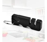 RiToEasysports Mini Sacapuntas de Cocina Portátil, Sacapuntas Rápido Práctico y Duradero para Campistas, Cuenta con Fácil de Usar, Tamaño 9,1 * 3 * 1,2 Cm (BLACK)