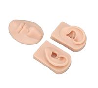 RiToEasysports Modelo de Ejercicio de Nariz y Boca de Silicona para Ejercicios de Perforación y Sutura, Imitando órganos Humanos, Diseño Compacto Liviano, Adecuado para Principiantes profesionales.