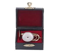 RiToEasysports Modelo de Instrumentos Miniatura Musik Toys Gold Golden Tuba Toys For Do -It Regalos Decoración de la Oficina en Casa