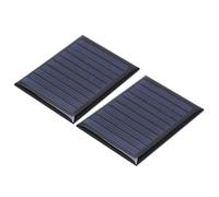RiToEasysports Módulo Epoxi de Energía Solar de 2 Piezas de 5 V, Mini Panel Solar con Circuito de Carga de Alta Eficiencia, Material de Silicio Policristalino para Ciclismo Al Aire, Camping,