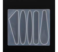 RiToEasysports Molde de Barrette de Silicona Fácil de Liberar Herramientas de Fabricación de Pendientes para los Amantes (Tipo 1)