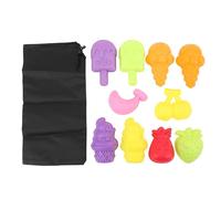 RiToEasysports Moldes de para Juguetes de Playa, Frutas, Formas de Helado, Kit de Herramientas de Moldes de para Niños