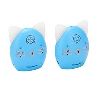RiToEasysports Monitor de Audio Digital para Bebés, Comunicación Bidireccional con Luz Nocturna y Alerta Sonora, para Guardería en Casa (Enchufe de la UE 100-240V)