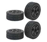 RiToEasysports Neumáticos de rueda RC fuertes, experiencia de conducción estable, excelente agarre para coche 1/10 RC con fácil instalación, alta resistencia a la abrasión, materiales fuertes y