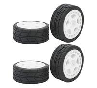 RiToEasysports Neumáticos de rueda RC fuertes, experiencia de conducción estable, excelente agarre para coche 1/10 RC con fácil instalación, alta resistencia a la abrasión, materiales fuertes y