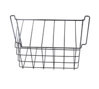 RiToEasysports Organizador Colgante de Alambre para Congelador, Cesta de Almacenamiento Duradera para Estantes de Refrigerador, 2 uds. Ideal para Acceso Rápido a la Cocina y la Despensa (Largo 39 cm