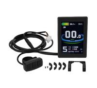 RiToEasysports Panel de Control LCD de Bicicleta, Pantalla de Color LCD del Medidor de Scooter Eléctrico con el Conector SM USB para la Modificación del Scooter
