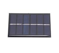 RiToEasysports Panel Solar de Silicio Policristalino de 4 Piezas de 3 V, Control Inteligente de Voltaje Estabilizado, Material Impermeable Seguro, con Cable, para Carga de Banco de Energía de