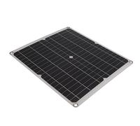 RiToEasysports Panel Solar Portátil de 25 W, Cargador Monocristalino, Doble Salida USB y CC para Acampar y Hacer Senderismo Al Aire