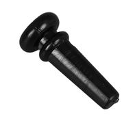RiToEasysports Pasador de extremo de guitarra acústica de plástico sintético de fácil instalación para fijación de cuerdas de guitarra y fijación de correa (negro)