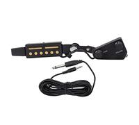 RiToEasysports Pastilla de Guitarra Acústica, Control de Tono y Volumen Integrado, Pickup Eléctrico de 6 Orificios, para Músicos en Escenario Estudio y Práctica en Casa