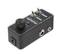 RiToEasysports Pedal Amplificador de Auriculares, Amplificador de Práctica de bajo de Guitarra Clase A con Simulador de Gabinete para Monitoreo Silencioso, Pedal de Efectos de Metal de