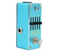 RiToEasysports Pedal de Ecualizador de Guitarra Pedal Ecualizador de 5 Bandas con True Bypass para Grabación de Modelado de Tono de Guitarra Eléctrica y Presentaciones en Vivo Carcasa de Metal Azul