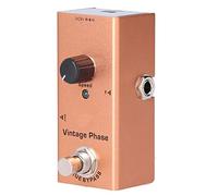 RiToEasysports Pedal de Guitarra, Pedal de Guitarra de Fase Vintage Pedales de Efecto Phaser Mini Tipo único DC 9V True Bypass con Indicador LED para Accesorios de Guitarras Eléctricas