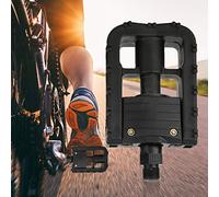 RiToEasysports Pedales de Bicicleta Plegables, 1 par de Pedales de Bicicleta de Plástico con Diseño Portátil Ligero para Bicicletas Fixie de Carretera de Montaña