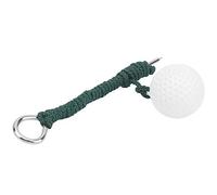 RiToEasysports Pelota de con Cuerda de Acero Inoxidable, Nailon, Columpio de, Ayuda para la Práctica Deportiva, Clavo de Tierra de 16 Cm, Camino de Bola Visible, Entrenamiento de Calentamiento en