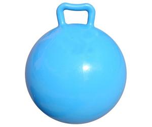 RiToEasysports Pelota de Rebote Inflable Gruesa con de Fácil Agarre, Pelota de Salto para Niños y Adultos, Juguete de Desarrollo de Coordinación y Equilibrio para Juegos en Interiores (Blue)