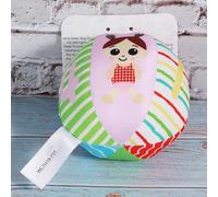 RiToEasysports Pelotas Sensoriales para Bebés Juguetes Montessori de Algodón de Fibra Suave Pelota de Entrenamiento Visual de 10 Cm con Campana para Bebés de 0 a 1 Año para Estimular el Desarrollo