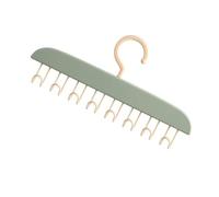 RiToEasysports Perchas Que Ahorran Espacio, Organizador de Sujetador Ondulado de 6 Ganchos con Diseño de Plástico sin Costuras, Tendedero Multifuncional para Almacenamiento en Armario y Viajes