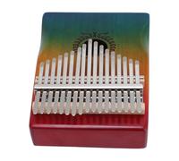 RiToEasysports Piano de Pulgar Kalimba, Colorido Degradado, 17 Teclas, Piano de Pulgar Portátil de Caoba con Bolsa de Transporte, Martillo de Afinación para Rendimiento