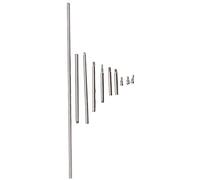 RiToEasysports Piccolo Kit de Herramientas de Reparación, 7 Ejes y 3 Tornillos con Acero para Herramientas de Alta Dureza para Mantenimiento y Reemplazo de Piezas de Instrumentos de Viento