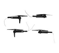 RiToEasysports Piezas de Drones, Juego de Brazos para Drones, Brazo Mecánico Modular de 4 Piezas con Motores y Hélices para Reemplazo de Cuadricóptero RC E88 E99 E100