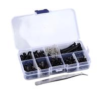 RiToEasysports Piezas de Guitarra, Surtido de Tornillos para Guitarra Eléctrica, Kit de Herramientas Luthier, Accesorio de Instrumento para Mantenimiento de Reparación (BLACK)