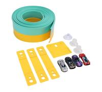 RiToEasysports Pista de Coches Flexible, Circuito de Carreras con 4