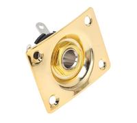 RiToEasysports Placa conector guitarra, compacta ligera fácil instalación, salida guitarra metal construcción duradera para guitarristas principiantes profesionales estudios reparación rápida