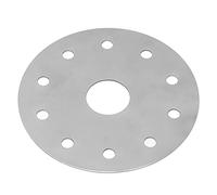 RiToEasysports Placa Difusora de Calor de Acero Inoxidable para Estufa de Gas y Placa de Inducción, Evita Quemaduras, Ideal para Cocción Lenta, 1 ud. (Diámetro 12,3 CM)
