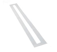 RiToEasysports Plantilla de Línea Recta de Silicona Reutilizable Plegable con Marcas Eficientes para Estacionamientos, Carretera, Portátil, Duradero, Fácil y Versátil