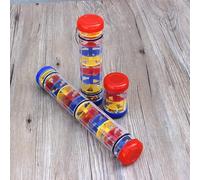 RiToEasysports Plástico Rainmaker Rain Stick Shaker Música Educación Sonajero Tubo para Bebés, Juguete Multifuncional para Desarrollar la Percepción Musical (2 Sección)