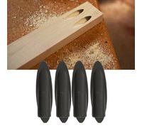 RiToEasysports Pocket Hole -Jig -Plug Strong Plastic Enchufes 100 Piezas para Accesorios de Herramientas de Trabajo de Madera (Black)