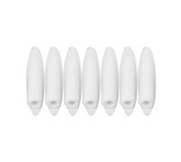 RiToEasysports Pocket Hole -Jig -Plug Strong Plastic Enchufes 100 Piezas para Accesorios de Herramientas de Trabajo de Madera (White)