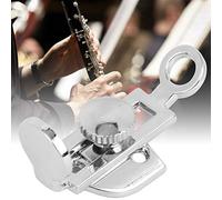 RiToEasysports Portable Clarinet Tum Tum Silver REST con Mayor Calidad y Protección Suave para el Modo de Dedo Cómodo, que Es Adecuado para Jugadores de Clarinete en Todos los Niveles