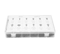 RiToEasysports Premium 240pcs Cuerpo de Automóvil Push Push Rivet Fastherers Swinters Snwer/Suppil Reply Fit para Adaptarse a Material de Plástico Automotriz Sólido y Duradero